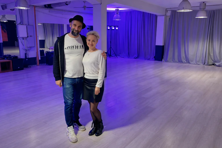 Fabio und Maryna im Hop Spot Tanzstudio Düsseldorf