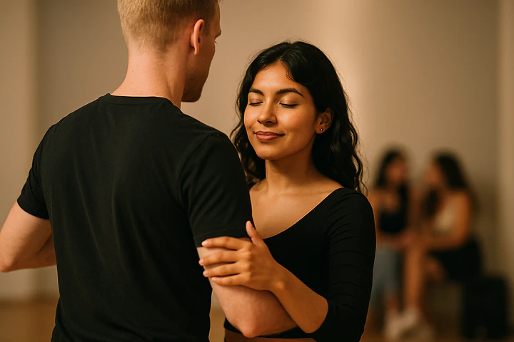 Two people dancing Urban Kiz